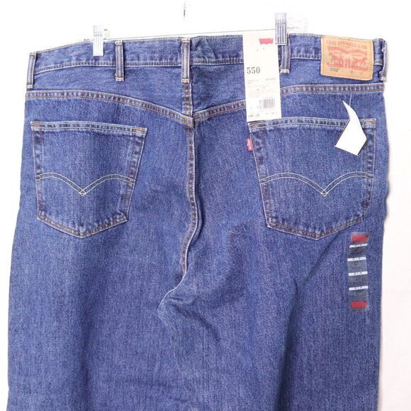 Levi's | 550 Relaxed Fit Dark Wash Jeans 48x30 - Picture 4 of 8
